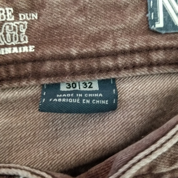 Men's Slim Fit Pink Burgandy Reese Jeans - Size 30 - Picture 3 of 12